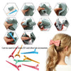 Colorful Hair Clips Steel Flat Prong Alligator Metal Single Hair Clamp Barrette for Bows DIY Accessories Hairpins