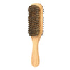 Men's Beard Brush Double-sided Facial Hair Brush Shaving Comb Male Mustache Brush Solid Wood Handle Optional Size
