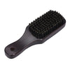 Men's Beard Brush Facial Hair Brush Shaving Comb Male Mustache Brush Solid Wood Handle