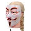 Halloween Mask Wire LED Light Up Cosplay Glowing Masks
