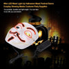 Halloween Mask Wire LED Light Up Cosplay Glowing Masks
