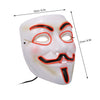Halloween Mask Wire LED Light Up Cosplay Glowing Masks