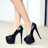 مضخات Wetkiss Sexy Stiletto - أسود