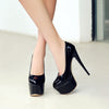 مضخات Wetkiss Sexy Stiletto - أسود