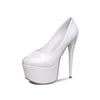 WETKISS Sexy Stiletto Pumps - White