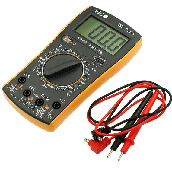 WK9205 Premium Multi-purpose Voltmeter - Yellow