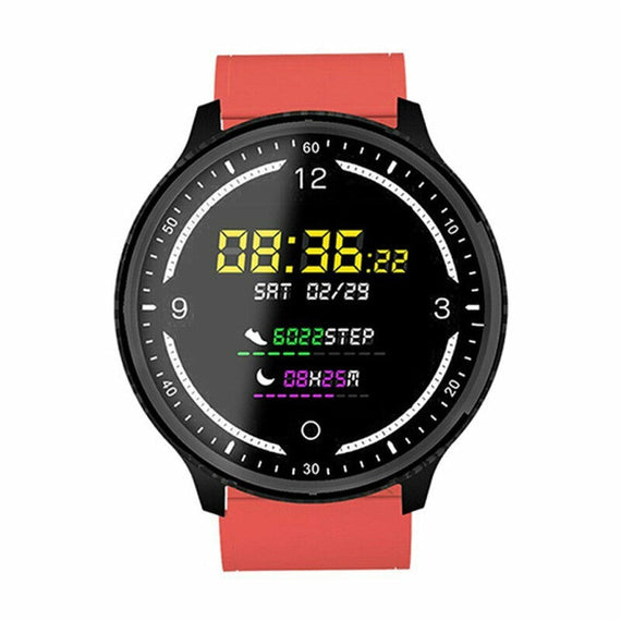 Waterproof Premium Smart Watch Fitness Tracker - Red