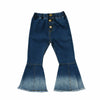 Wide Leg Trouser Jeans - Dark Blue