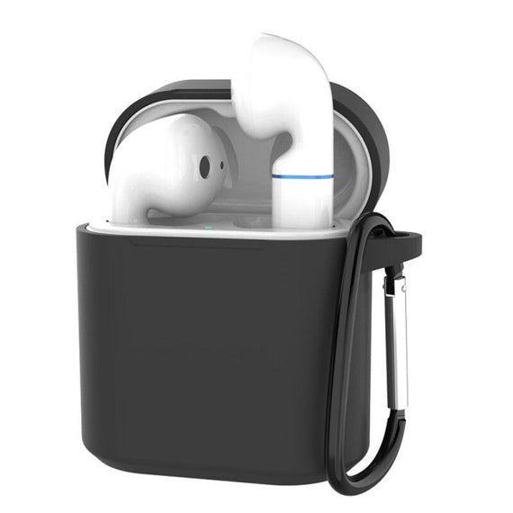 Wireless High Quality Silicone Earpods Case - Black