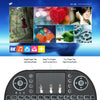 Wireless Keyboard With TouchPad Mouse - Black