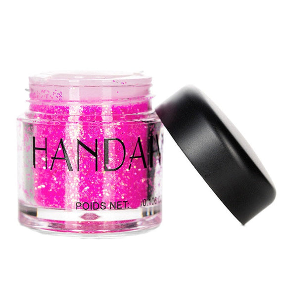 نساء بريق الترتر اللامع العيون - الوردي