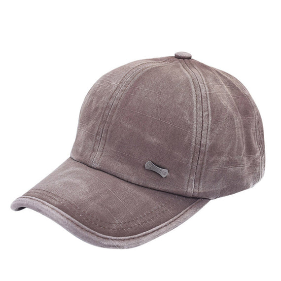 Unisex Baseball Cap Print Hat - Camel