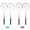 2 Player Badminton Racket Set Aluminum Indoor Outdoor Sports Practice Badminton Racquet with Cover Bag