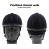 Professional Horse Riding Helmet Adjustable Size Half Face Cover Protective Headgear Secure Equipment