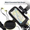 Bike Phone Bags with Touch Screen Phone Holder Case Waterproof Bicycle Front Frame Top Tube Mount Handlebar Bags Bike Storage Bag Cycling Pack