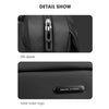 Men Single-Shoulder Bag Black Mode