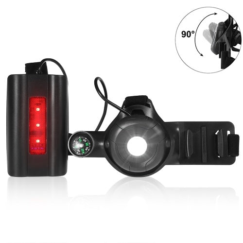 PX5 مقاومة للماء قابلة للتعديل الصدر الخفيف مصباح رياضي USB القابل لإعادة الشحن