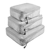 3pcs Packing Cube Set Compression Bags Luggage Organizer for Travel Bussiness Trip