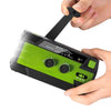 Hand-cranked Solar Emergency Radio Flashlight SOS Alarm Reading Light Motion Sensor Outdoor Emergency Device