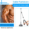 Fitness DIY Pulley Cable Machine Attachment System Loading Pin Lifting Arm Biceps Triceps Blaster Hand Strength Training Equipment