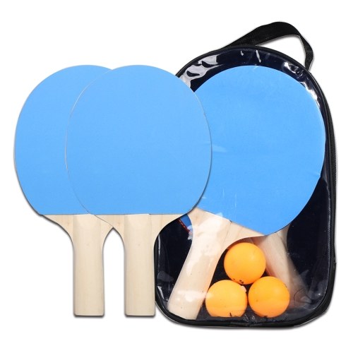 مجموعة مضارب وكرات تنس الطاولة خفيفة الوزن