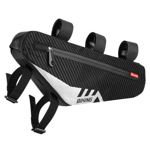 Waterproof Bicycle Bag Cycling Tube Front Frame Bag Repair Tools Large Capacity MTB Road Bike Bag Triangle Pouch Frame Holder Bicycle Storage Bag  Bike Accessories
