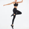 Women's 2 Pieces Outfits Sleeveless Sports Bras High Waist Push up Seamless Yoga Leggings
