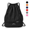 Foldable Drawstring Backpack Sports Gym Bag