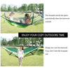 Portable Camping Hammock Outdoor Parachute Hammock Hammock Swing Bed with Mosquito Net for Outdoor Camping