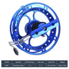 Fly Fishing Reel 3BB Ball Bearings Full Metal Fishing Wheel Right Handed Aluminum Alloy Smooth Fly Reels Ultra Light Front Fishing Reel Fishing Accessories