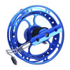 Fly Fishing Reel 3BB Ball Bearings Full Metal Fishing Wheel Right Handed Aluminum Alloy Smooth Fly Reels Ultra Light Front Fishing Reel Fishing Accessories