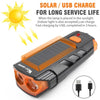 WEST BIKING الطاقة الشمسية إضاءة دراجة هوائية USB قابلة للشحن LED ركوب الدراجات العلوي مقاوم للماء دراجة القرن مصباح تحذير