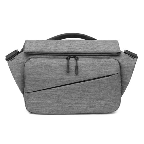 Ozuko نمط جديد متعدد الوظائف للرجال حقيبة ساعي USB مقاوم للماء طالب جامعي حقيبة كتف العلامة التجارية الموضة