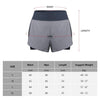 Women  2 in 1 Running Shorts High Waist Yoga Shorts