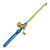 Mini Detachable Fishing Rod Portable Aluminum Alloy Fishing Pole with Spinning Kit Fishing Accessories