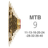 MTB 9 Speed 11-40T Cassette Freewheel Mountain Bike Bicycle Parts