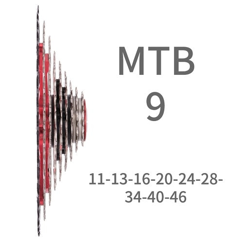 MTB 9 Speed 11-46T Cassette Freewheel Mountain Bike Bicycle Parts