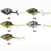 LIXADA 3.7in / 0.60oz طعم Topwater Wobbler Bait نابض بالحياة سمكة ذهبية صناعية مع ذيل دوار صلب S للسباحة، طُعم صيد ناعم بذيل دوار طعوم عائم VIB Bait Crankbait عيون ثلاثية الأبعاد طُعم صيد بيونيك مع خطافات ثلاثية معالجة