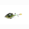 LIXADA 3.7in / 0.60oz طعم Topwater Wobbler Bait نابض بالحياة سمكة ذهبية صناعية مع ذيل دوار صلب S للسباحة، طُعم صيد ناعم بذيل دوار طعوم عائم VIB Bait Crankbait عيون ثلاثية الأبعاد طُعم صيد بيونيك مع خطافات ثلاثية معالجة