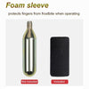 Mini CO2 Inflator Bike Pump Super Fast Tire Inflation Portable Bicycle Pump Aluminum Alloy Tire Tube High Pressure Hand Pump Inflator   Bike Tire Pump Cycling Air Inflator Mountain Road Bike Accessories for MTB Bicycle Pump