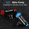 Mini CO2 Inflator Bike Pump Super Fast Tire Inflation Portable Bicycle Pump Aluminum Alloy Tire Tube High Pressure Hand Pump Inflator   Bike Tire Pump Cycling Air Inflator Mountain Road Bike Accessories for MTB Bicycle Pump