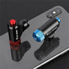 Mini CO2 Inflator Bike Pump Super Fast Tire Inflation Portable Bicycle Pump Aluminum Alloy Tire Tube High Pressure Hand Pump Inflator   Bike Tire Pump Cycling Air Inflator Mountain Road Bike Accessories for MTB Bicycle Pump