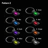 Tritium Self Luminous Key Ring Ultralight Outdoor Glow In The Dark Keychain Ring Emergency Survival Mini Light