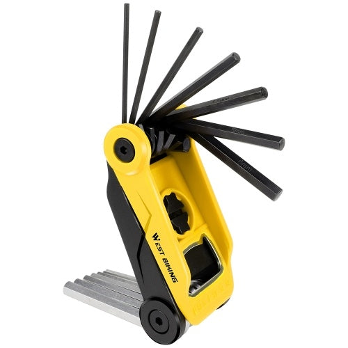 WEST BIKING Bicycle Tools Multifunction Bicycle Repair Tools Kit MTB Road Cycling Bike Repairing Tool S2 Steel Hex Spoke Cycling Screwdriver