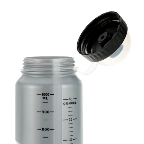 GUB 1000ml Outdoor Portable Sports Water Bottle with Straw Lid Dust Cover