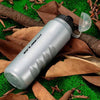GUB 1000ml Outdoor Portable Sports Water Bottle with Straw Lid Dust Cover
