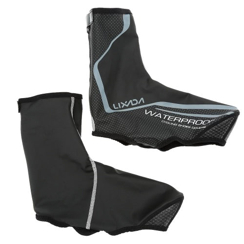 Lixada Outdoor Sports Cycling Bicycle Shoe Covers Thermal MTB Mountain Bike Waterproof Windproof Overshoes Protector