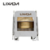 موقد Lixada المحمول المصنوع من الفولاذ المقاوم للصدأ خفيف الوزن وقابل للطي، موقد خشبي للجيب، للتخييم في الهواء الطلق، الطبخ، النزهة، الظهر، مع موقد كحول احتياطي