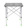 Height Adjustable Folding Table Outdoor Portable Aluminum Alloy Camping Table Desk Furniture Foldable Picnic Table with Carry Bag