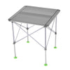 Height Adjustable Folding Table Outdoor Portable Aluminum Alloy Camping Table Desk Furniture Foldable Picnic Table with Carry Bag